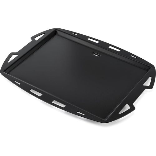 Plancha de Cuisson pour Weber Q200 Q220 Q240 Q2000 Q2200 Q2400 Série Barbecue à Gaz, Plaque Plancha Gril à Gaz Pièces de Rechange, Revêtement Céramique, 54×39CM