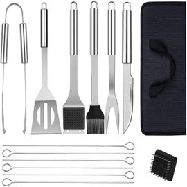 Kit Barbecue Ustensiles Barbecue Accessoires Set, Ensemble Ustensiles BBQ en