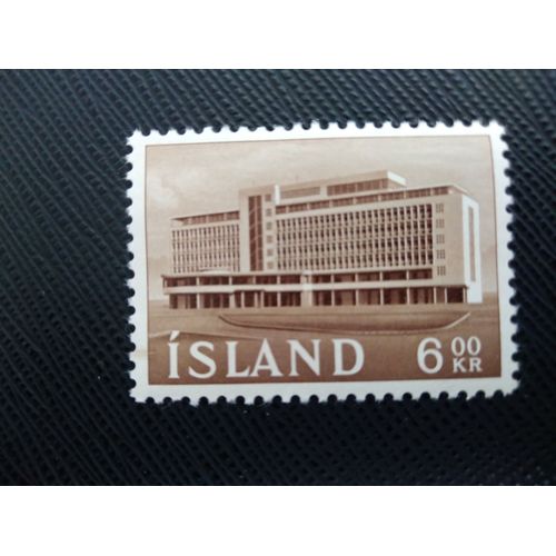 Timbre Islande Y T 318 Bureau Agricole 1962 (040509 )