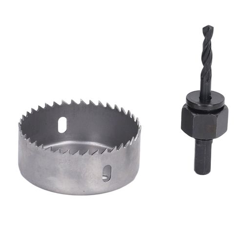 2 pièces scie cloche 67mm foret ouvre-trou coupe outil de forage pour le travail du bois en plastique