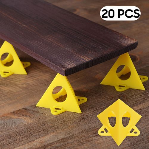 Supports de peinture empilables, Mini cône, Support de peinture en toile pour portes d'armoire, Support élévateur pour volets, meubles artisanaux, moulures, 20 pièces