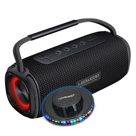 Enceinte Autonome Ledwood XTR160 Black, 200W, Effet LED, Bluetooth,TWS, Protection IPX6, Entrée USB, SD - 20W RMS, Lumière LED