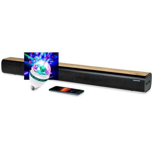 Barre de son Bluetooth COSY THOMSON SB402BT, Entrée TV AUDIO, Câble Optique, Egaliseur, Bluetooth, 200W, Télécommande, DIAMS LED