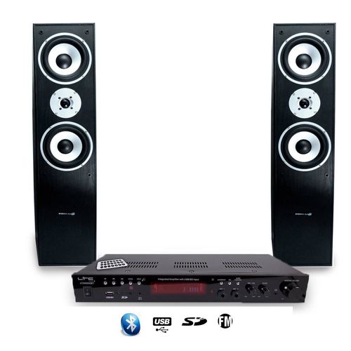 Pack Hifi / Home-Cinéma BK amplificateur 2 x 50W