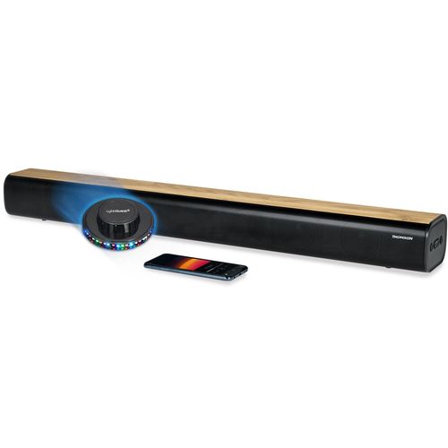 Barre de son Bluetooth COSY THOMSON SB402BT, Entrée TV AUDIO, Câble Optique, Egaliseur, Bluetooth - 200W, Télécommande, Ovni LED