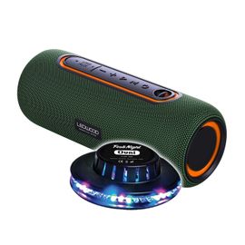 Enceinte Nomade LEDWOOD XTREM140 LD-XT140BT-GREEN, 100W/10W RMS, Bluetooth 5.0, TWS, Etanche IPX5, Autono. 6H, Jeu Lumière Ovni