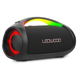 Enceinte Hifi Autonome 500W Ledwood XTR500, Effet LED, Buetooth USB, IPX6, PowerBank, Multiple Link, 110W RMS, Batterie 7000mAh