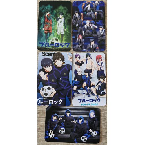 Lomo Cartes "Blue Lock" Lot De 5 Cartes