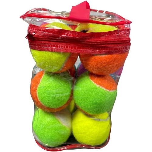 Shiba-Lot De 12 Balles De Tennis Multicolores Pour Chiens Avec Sac De Transport, Lancer Et Rapporter, Exercice En Plein Air, Jeu D[3