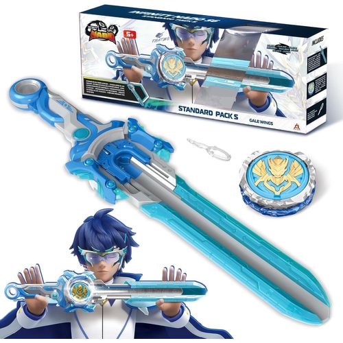 Shiba-Infinity Nado Toupie Pour Enfants Jouets Métalliques Garçons, Battle Tops Toupie Launcher, Spinning Tops À Partir De 5 6 7 8[2