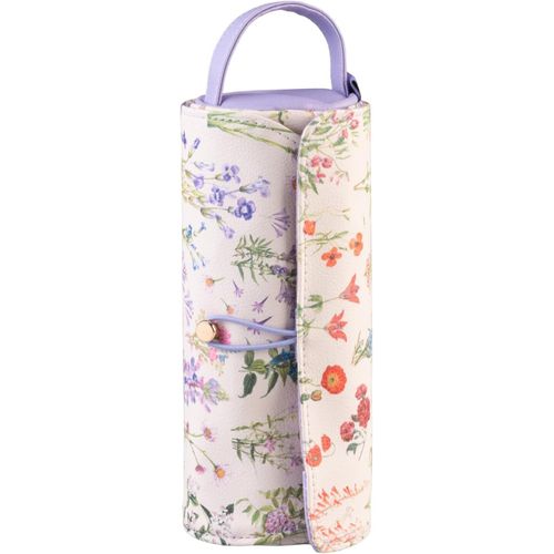 Shiba-Kokonote - Trousse Enroulable Botanical Wild Flowers - 20,5 X 8,5 X 8,5 Cm, Pour Crayons De Couleur, Pinceaux, Stylos[3624]