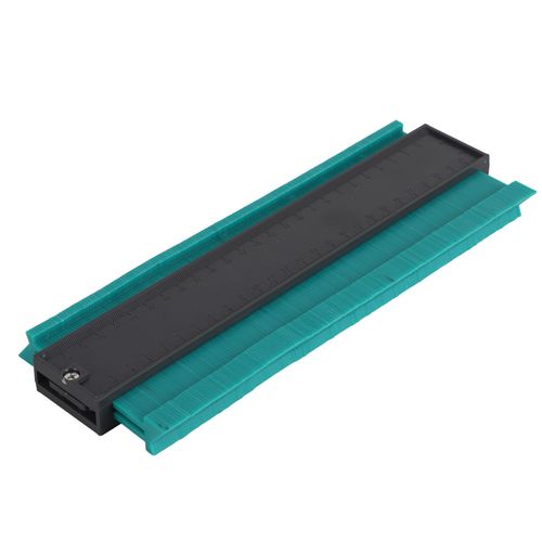 Jauge de Contour multifonction, outil de mesure d'angle irrégulier, règle de duplication de Contour pour le travail du bois, vert 10 pouces