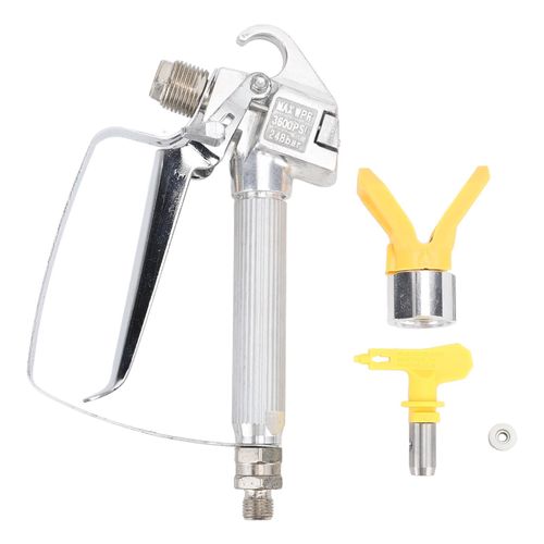 Pistolet de pulvérisation sans air avec buse, pistolet de pulvérisation Portable haute pression pour pulvérisation de peinture, mastic Latex