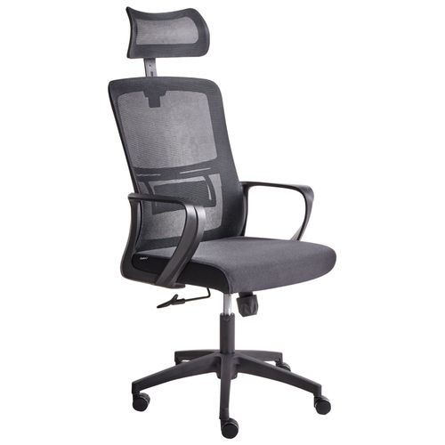 Chaise De Bureau Monarch Tissu Noir