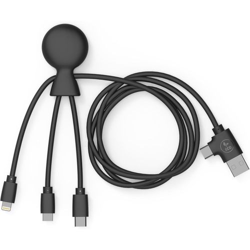 - Mr Bio 1m Câble Multi Usb 4 En 1 En Forme De Pieuvre - Chargeur Universel En Plastique Recyclé - Pr Usb Universel Usb-C, Lightning,Micro Usb, Usb Pour Smartphone Universelle - Noir