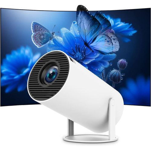 GOUTS ET COULEURSVideoprojecteur Mini Projecteur Fhd 4K Portable Projecteur Video Wifi 6 Bt5.2 Correction Trapèze Rotation 180° Rotation Compatible Téléphone/Pc/Hdmi/Usb/Ps5 [App Intégrée]