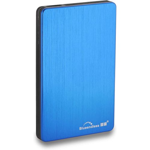 GOUTS ET COULEURS500Go Disque Dur Externe Portable Avec Usb3.0 Pour Ordinateur De Bureau Et Portable 6,3 Cm 500 Go Bleu