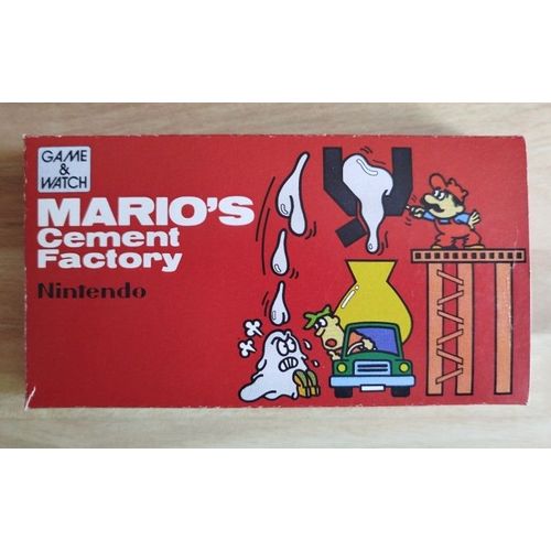 Boîte Vide Nintendo Game & Watch Mario's Cement Factory (Ml-102)