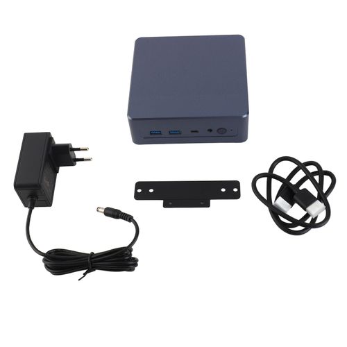 GXMO N9 Mini PC de bureau avec processeur ADL-N N95, 8 Go de RAM LPDDR4 et 256 Go de stockage SSD SATA, double écran, résolution 4K, double Wifi 2,4 G + 5 G BT pour Windows Ubuntu CentOS