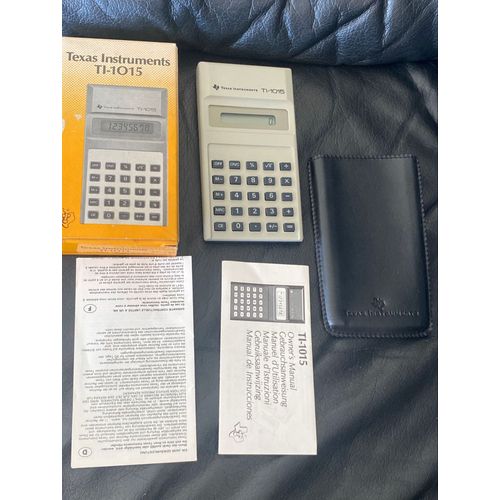 Calculatrice financière Texas instrument TI-1015
