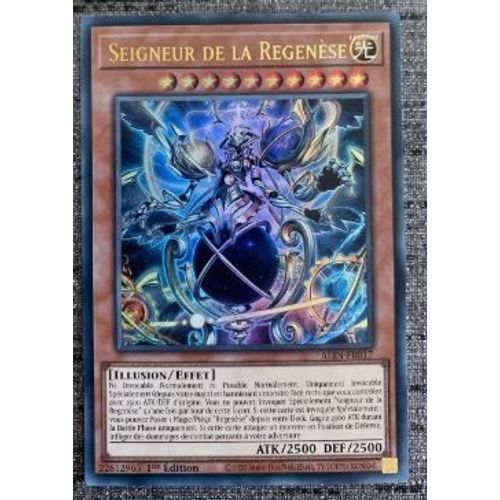 Yu Gi Oh Alin Fr017 Seigneur De La Regenèse Ultra Rare