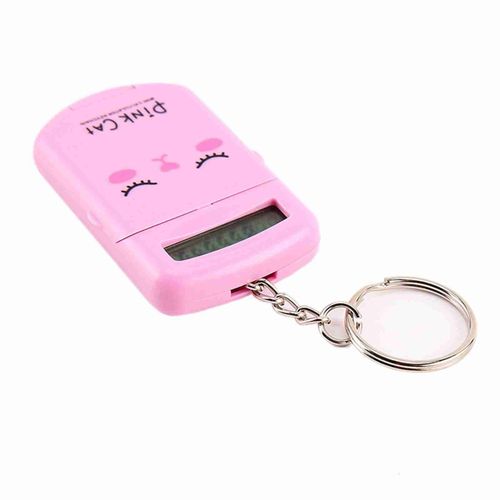 Mini calculatrice dessin animé mignon avec porte-clés affichage à 8 chiffres calculatrice de poche portable pour enfants étudiants fournitures scolaires