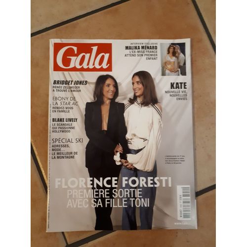 Gala 1652 Florence Foresti Première Sortie Avec Sa Fille Toni, Spécial Ski, Kate, Malika Ménard, Bridget Jones....