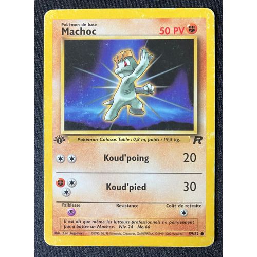 Machoc - Team Rocket - 69/82 - 1ère Edition
