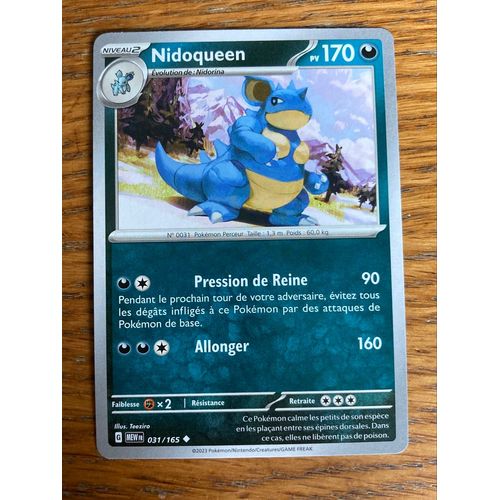 (1070) Nidoqueen 31/165 Pokemon 