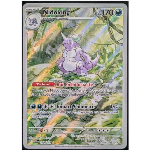 Pokemon Nidoking Full Art 174 / 165 Ev3.5 Mew 151