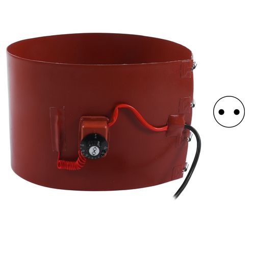 Couverture chauffante électrique en Silicone, 1200W, pour tambour à huile, avec Thermostat, équipement de manutention, prise ue, 220V
