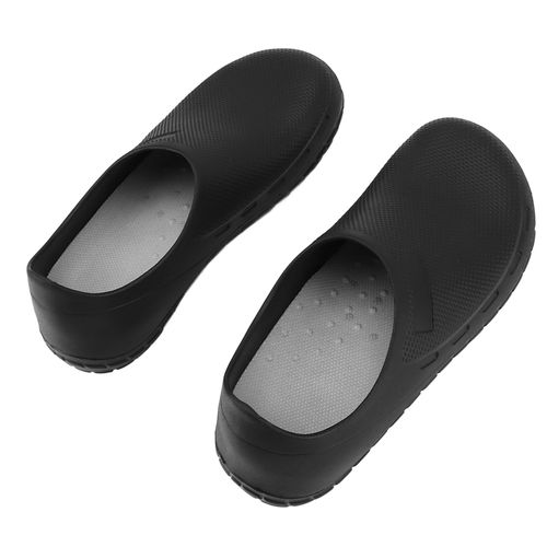 Chaussures AntidéRapantes En Tissu Maille Sans Lacet, Chaussures De Marche RéSistantes à L'usure, Baskets DéContractéEs Pour Femmes Et Hommes, Noires, Taille 38