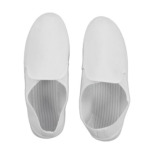 Chaussures Antistatiques En Toile Pvc S&ucirc Res Et Confortables Pour Usineeacute Lectronique Atelier Sans Poussi&egrave Re Blanc