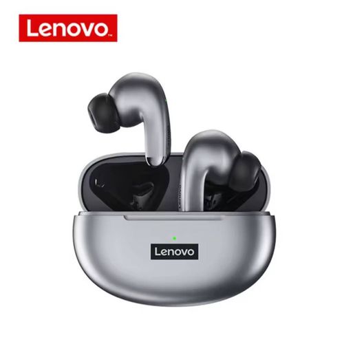 Lenovo-Écouteurs sans fil Bluetooth LP5, écouteurs de musique HiFi, casque de sport, casque étanche avec micro, écouteurs professionnels