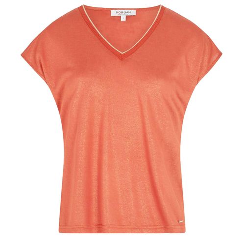 Tee Shirt Manches Courtes Morgan Daga Orange Fonce Orange L