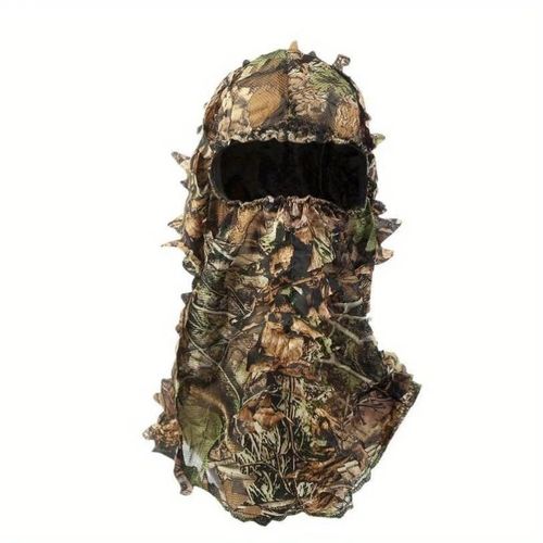 Polyester 3d,Masque Complet,Couvre-Chef,Camouflage,Chasseur,Accessoires De Chasse,Costume D'halloween,Woodland