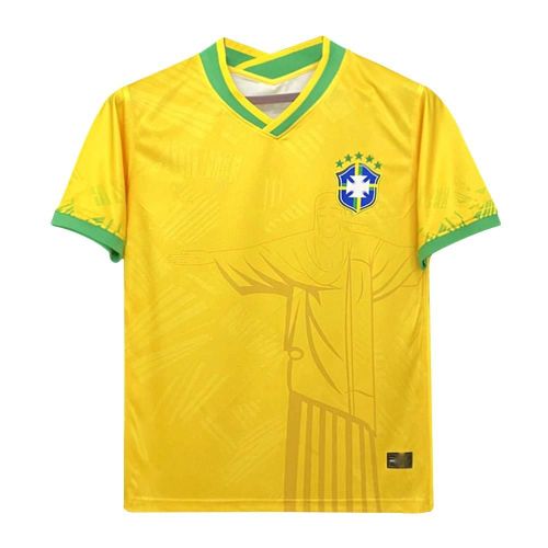 Maillot De Football À Manches Courtes Brésil Cbf Home Away Stadium Pour Homme