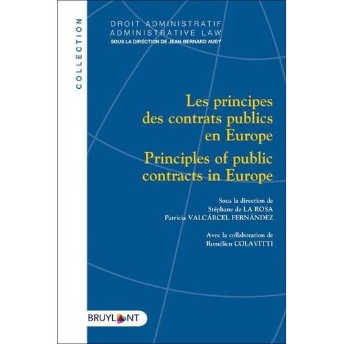 Les Principes Des Contrats Publics En Europe
