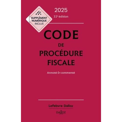 Code De Procédure Fiscale - Annoté & Commenté