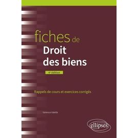Fiches De Droit Des Biens