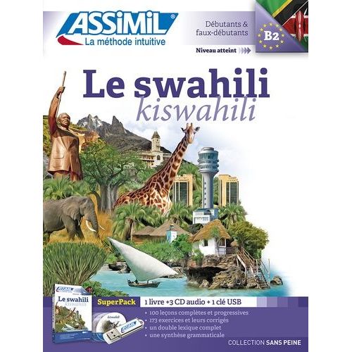 Le Swahili Superpack - 1 Livre + 1 Clé Usb (3 Cd Audio)