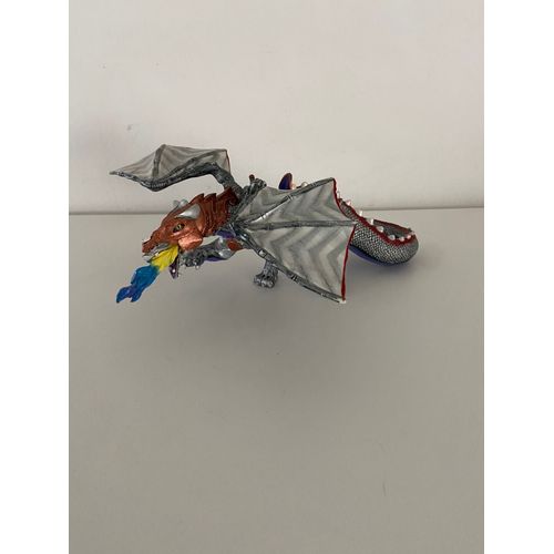 Figurine Dragon Destrier Silver War Papo 2007