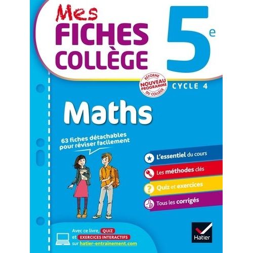 Maths 5e Cycle 4