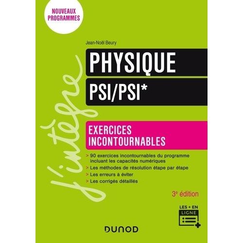 Physique Exercices Incontournables Psi/Psi*