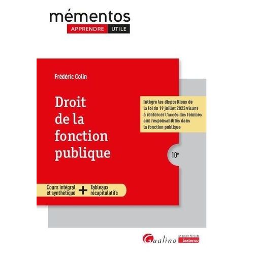 Droit De La Fonction Publique