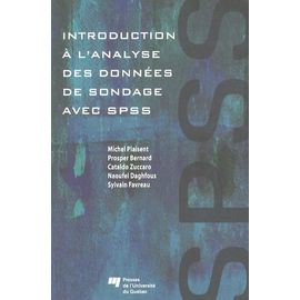Introduction À L'analyse Des Données De Sondage Avec Spss