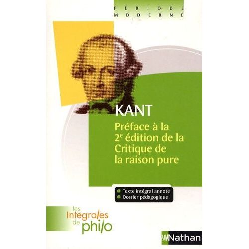 Préface À La 2e Édition De La Critique De La Raison Pure