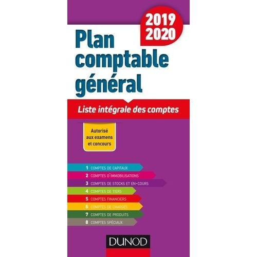 Plan Comptable Général - Liste Intégrale Des Comptes