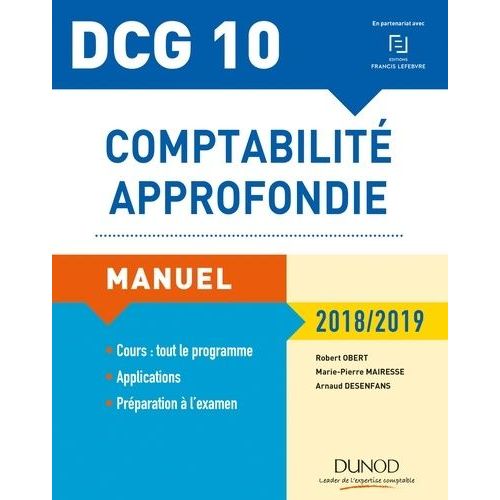 Dcg 10 Comptabilité Approfondie - Manuel