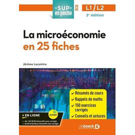 La Microéconomie En 25 Fiches